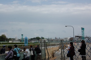 ゴール板前は閉鎖