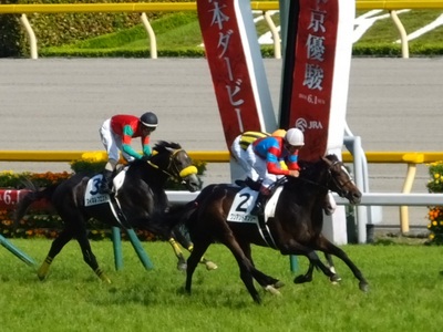 ワンアンドオンリーが先頭でゴール