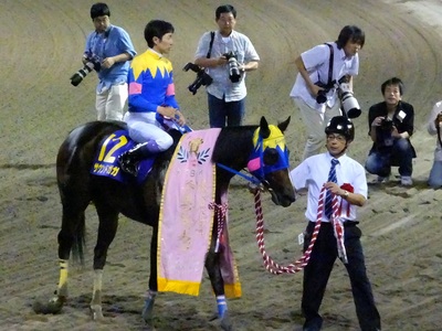 ２０１４年のスパーキングレディーカップ（川崎）を制したサウンドガガ