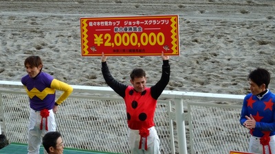 総合優勝はミルコ・デムーロ騎手（ＪＲＡ・栗東）