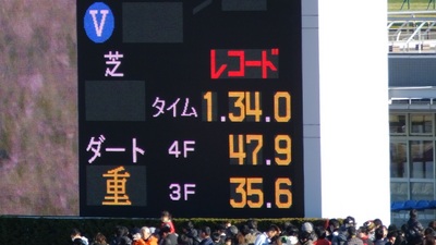 コースレコード勝ち