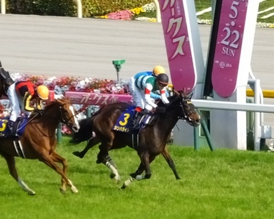 シンハライトが先頭でゴール