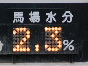 この日の馬場水分