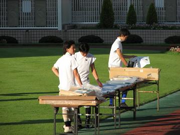 チャリティーオークション開始前